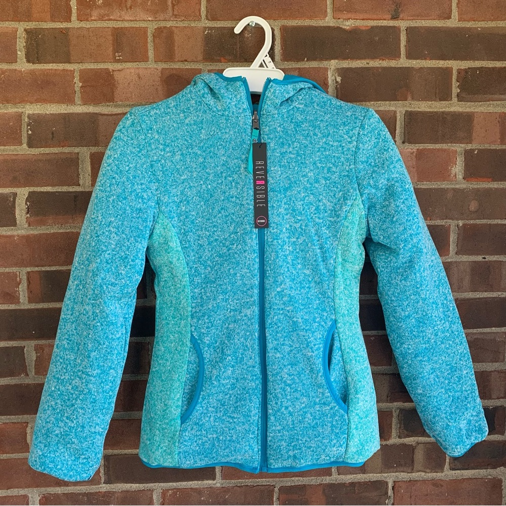 NWT RM 1958 Girls Heat Insulated Reversible Jacket Water repellent sz 14 - Picture 7 of 11